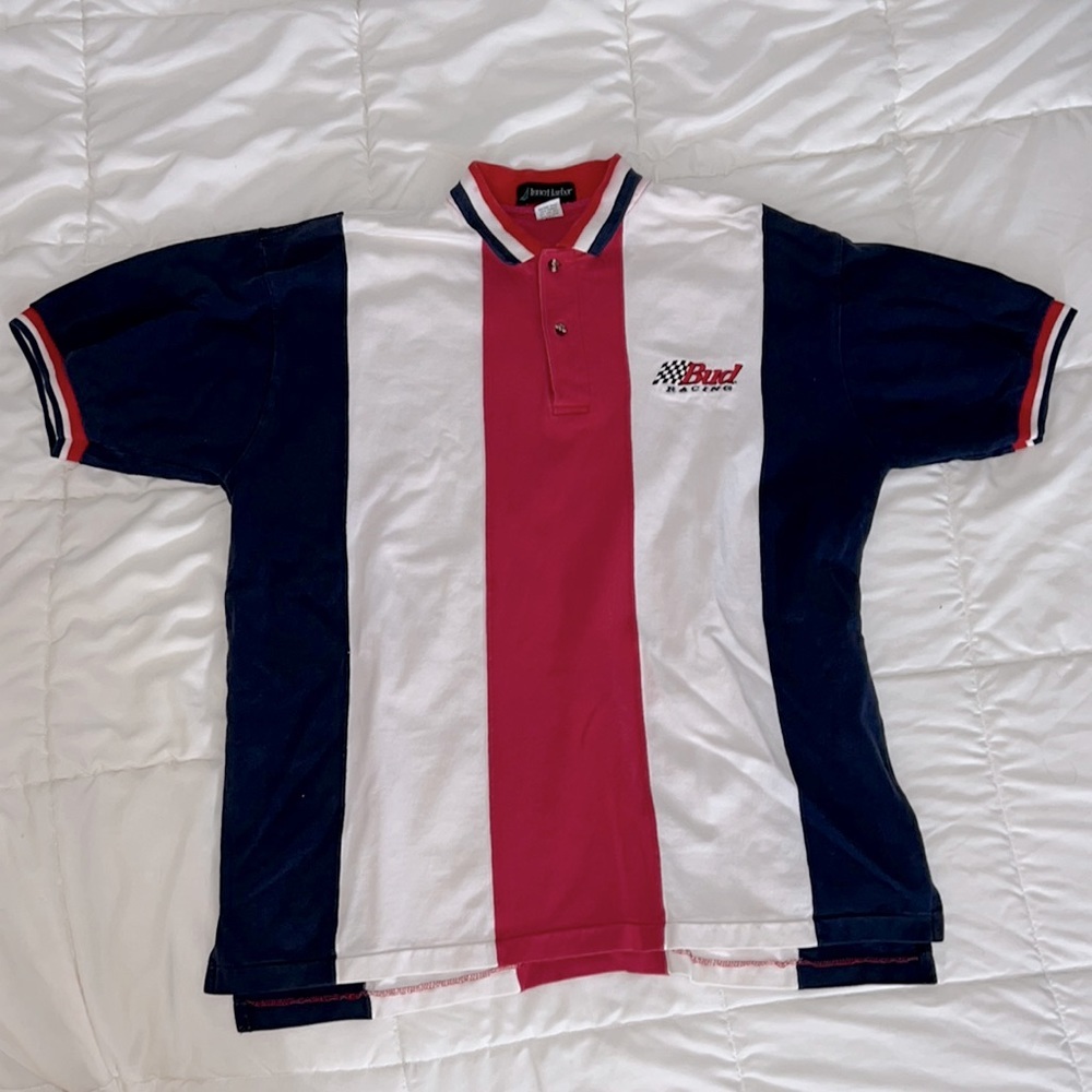 Vintage Men’s Inner Harbor Bud Racing Polo - Picture 2 of 6